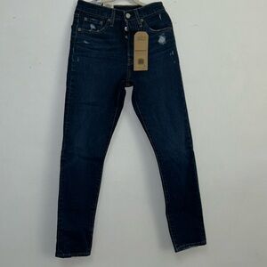 - NWT 501 Blue High Rise Skinny Levi’s Jeans, 24 x 28